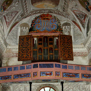 L'orgue Spinola de l'église de Piedicroce, en Castagniccia - Photo Elizabeth PARDON